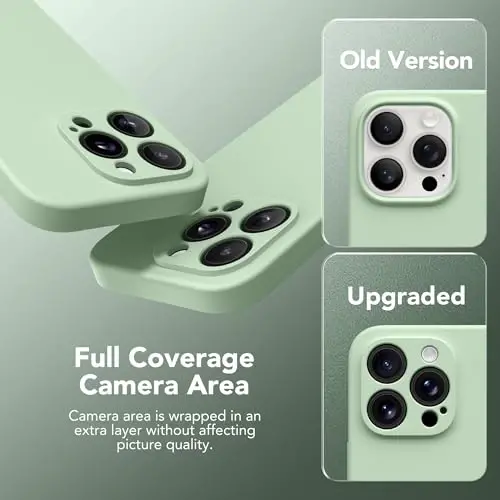 SuydanBox Magnetic iPhone 15 Pro uchun g'ilof, MagSafe bilan mos, [To'liq kamera himoyasi][Ekran himoyasi] Silikon zarbga chidamli himoya telefon g'ilofi iPhone 15 Pro 6.1