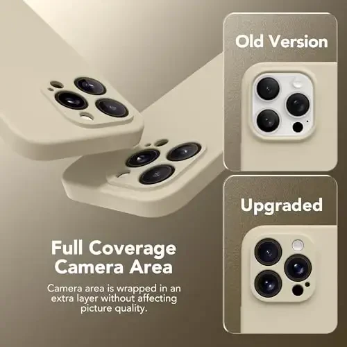 SuydanBox Magnetic iPhone 15 Pro uchun g'ilof, MagSafe bilan mos, [To'liq kamera himoyasi][Ekran himoyasi] Silikon zarbga chidamli himoya telefon g'ilofi iPhone 15 Pro 6.1