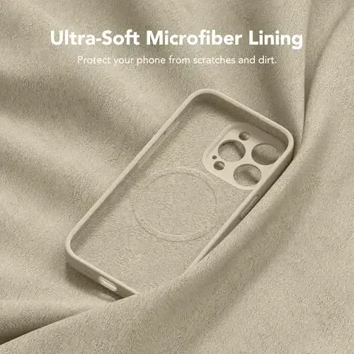 SuydanBox Magnetic iPhone 15 Pro uchun g'ilof, MagSafe bilan mos, [To'liq kamera himoyasi][Ekran himoyasi] Silikon zarbga chidamli himoya telefon g'ilofi iPhone 15 Pro 6.1