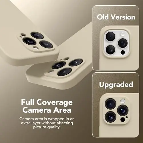 SuydanBox Magnetic iPhone 15 Pro uchun g'ilof, MagSafe bilan mos, [To'liq kamera himoyasi][Ekran himoyasi] Silikon zarbga chidamli himoya telefon g'ilofi iPhone 15 Pro 6.1