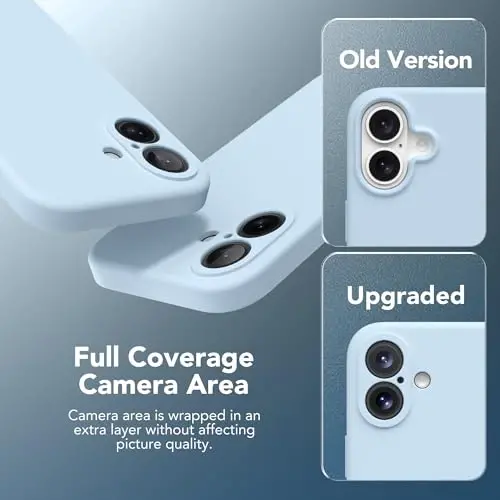 SuydanBox Magnetic iPhone 16 Plus g'ilofi, MagSafe bilan mos, [To'liq kamera himoyasi][Ekran himoyachisi] Silikon zarbga chidamli himoya g'ilofi iPhone 16 Plus 6.7