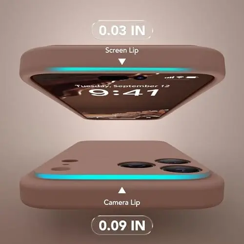 SuydanBox Магнитный чехол для iPhone 17 Pro Max, совместимый с MagSafe, [Полная защита камеры][Защитное стекло] Силиконовый противоударный защитный чехол для телефона для iPhone 17 Pro Max 6.9