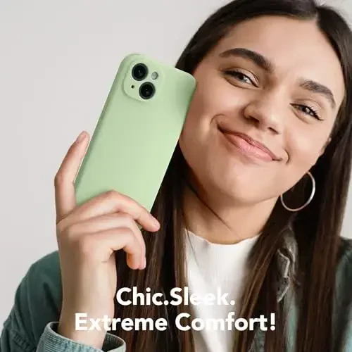 SuydanBox Magnetic for iPhone 15 Case, Compatible with MagSafe, [Screen Protector + Full Camera Protection], Silicone Shockproof Anti-Scratch Protective Phone Case for iPhone 15 6.1