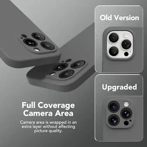 SuyndanBox Magnetic for iPhone 15 Pro Case, Compatible with MagSafe, [Full Camera Protection][Screen Protector] Silicone Shockproof Protective Phone Case for iPhone 15 Pro 6.1