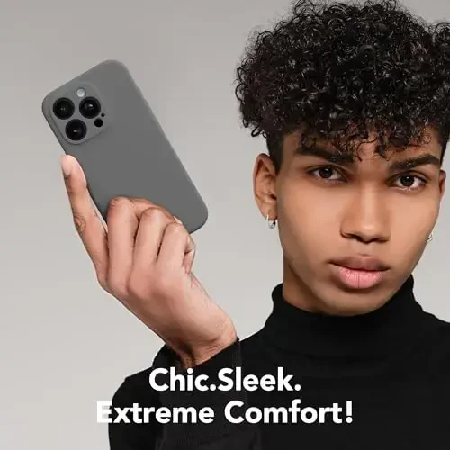 SuyndanBox Magnetic for iPhone 15 Pro Case, Compatible with MagSafe, [Full Camera Protection][Screen Protector] Silicone Shockproof Protective Phone Case for iPhone 15 Pro 6.1