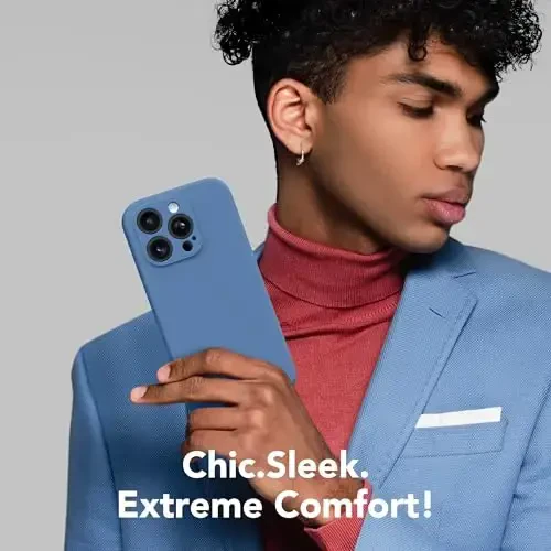 SuyndanBox Magnetic for iPhone 15 Pro Case, Compatible with MagSafe, [Full Camera Protection][Screen Protector] Silicone Shockproof Protective Phone Case for iPhone 15 Pro 6.1