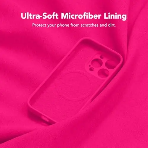 SuydanBox Magnetic for iPhone 16 Pro Case, Compatible with MagSafe, [Full Camera Protection][Screen Protector] Silicone Shockproof Protective Phone Case for iPhone 16 Pro 6.3