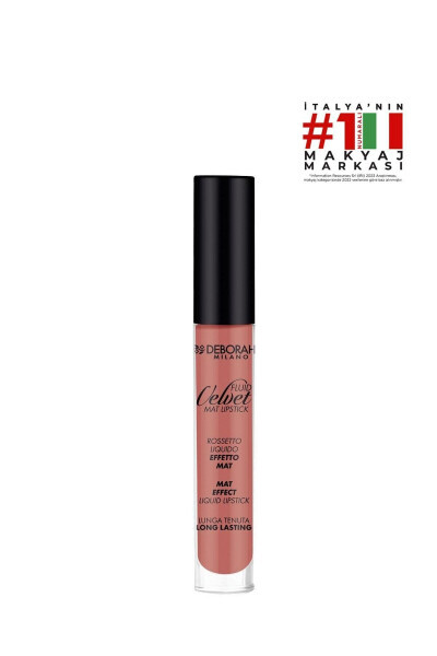 Suyuq Kadife Mat Suyuq Labial No: 1 - DEBORAH (1)