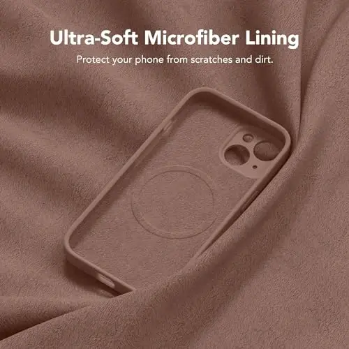 SuyydanBox Magnetic for iPhone 15 Case, Compatible with MagSafe, [Screen Protector + Full Camera Protection], Silicone Shockproof Anti-Scratch Protective Phone Case for iPhone 15 6.1