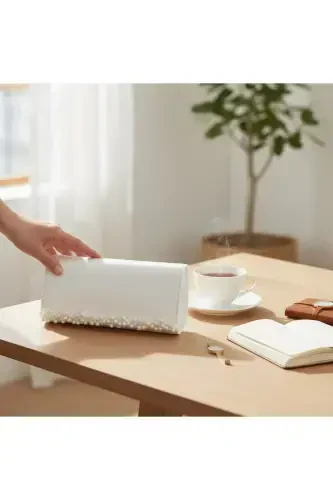 Свадебная сумочка с жемчугом - BUKOSH (1)