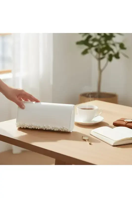 Свадебная сумочка с жемчугом - 2