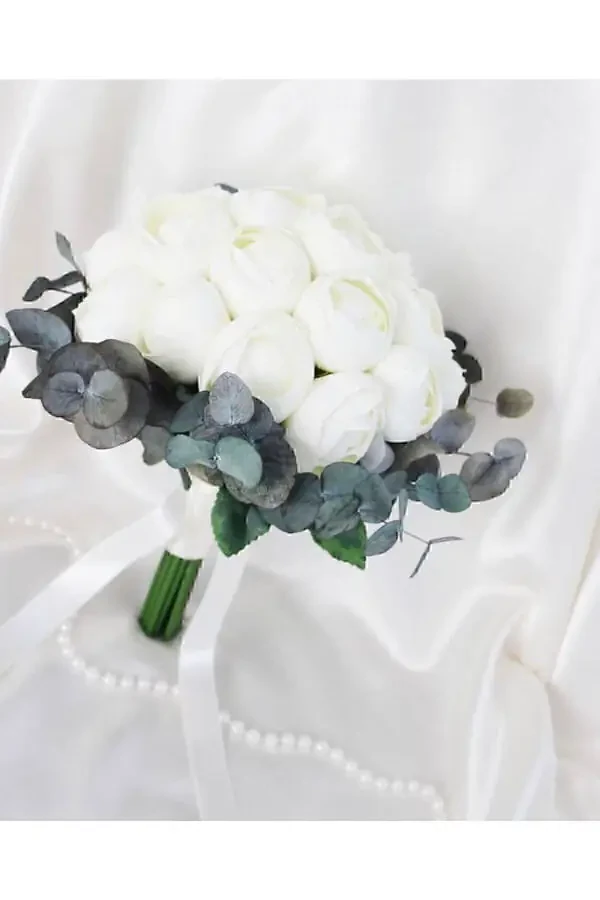 Свадебный цветок Свадебный букет Скидка Букет Пион - 8