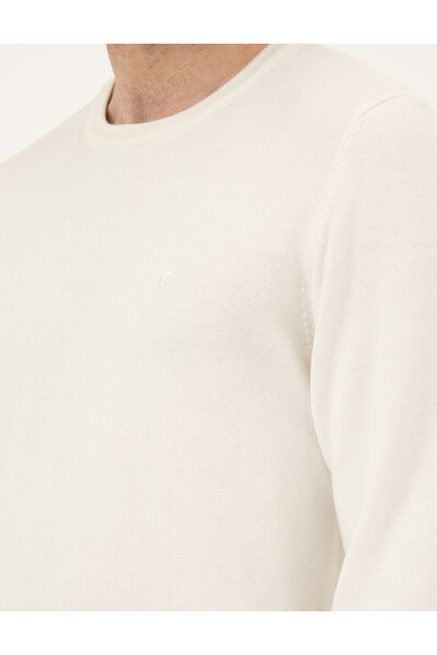 Светло-бежевый свитер Slim Fit Basic - 7