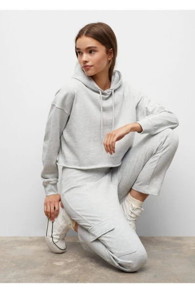 Светло-серые штаны для девочек - 6