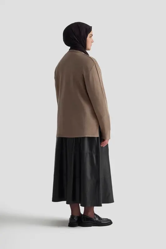 Свитер Armine 23Kd9006 Ореховый - 4