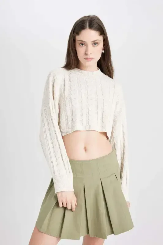 Свитер Coool Regular Fit с круглым вырезом - 6