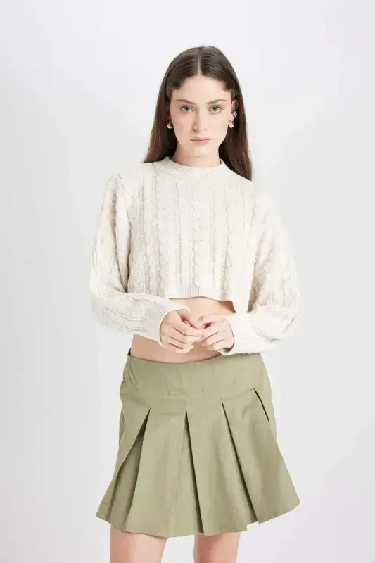 Свитер Coool Regular Fit с круглым вырезом - 8