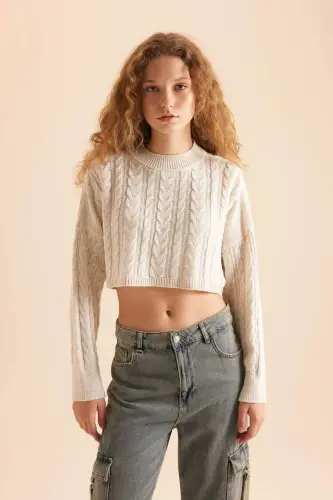Свитер Coool Regular Fit с круглым вырезом - 1