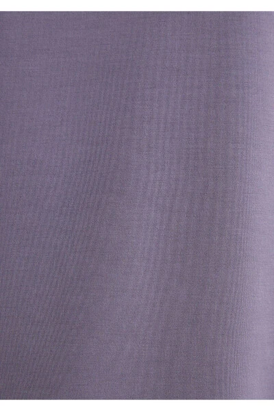 Свитер из модала Lux Touch Tencel Tm фиолетового цвета 168837-70608 - 7