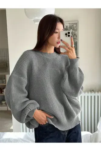 Свитер оверсайз для женщин Dier Moda - 1