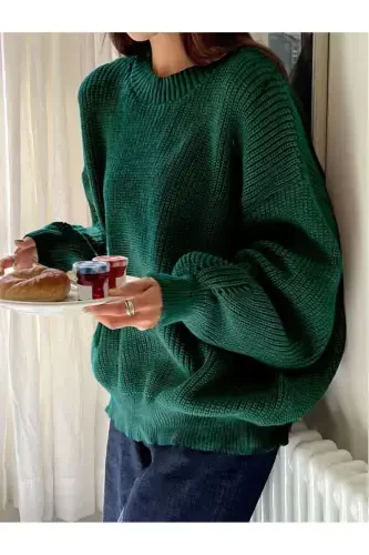 Свитер оверсайз для женщин Dier Moda - 3