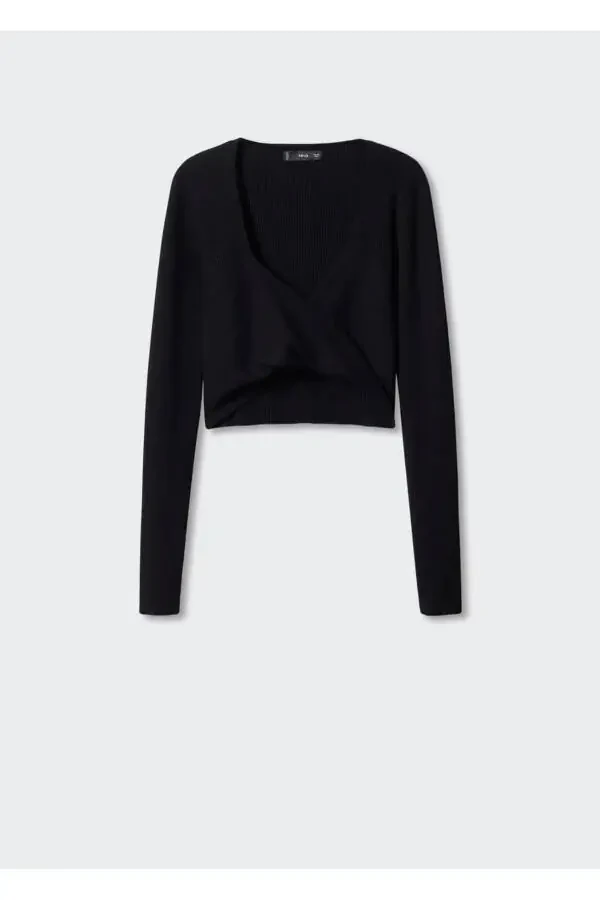 Свитер с V-образным вырезом - 3