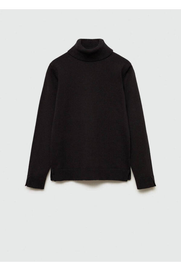 Свитер с воротником-гольф - 1