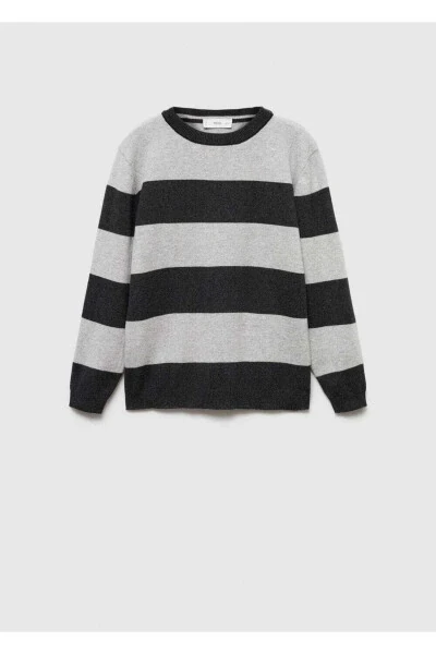 Свитер В Полоску Трикотаж - 3