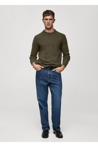 Свитер вязаный из смесовой шерсти - 2