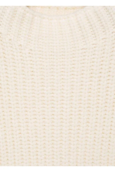 Свитер-жилет с горловиной - 5