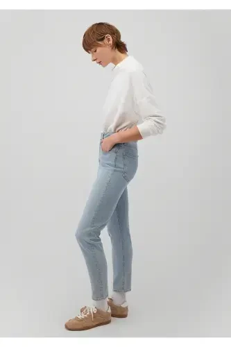 Свитшот белый с воротником-шалью Tencel Tm 1611224-70057 - MAVI (1)