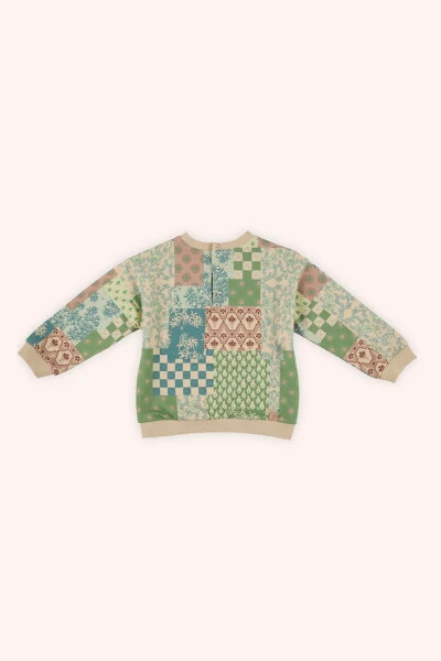 Свитшот бежевый с принтом «Мальчик» - Modazone (1)