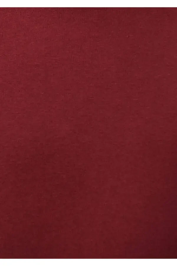 Свитшот бордовый базовый с капюшоном 0610937-85633 - 18