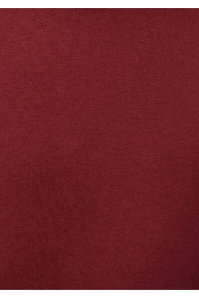 Свитшот бордовый базовый с капюшоном 0610937-85633 - 12