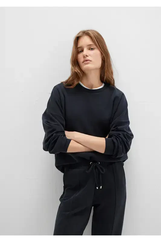 Свитшот из модала Lux Touch Tencel Tm черный 168837-900 - MAVI