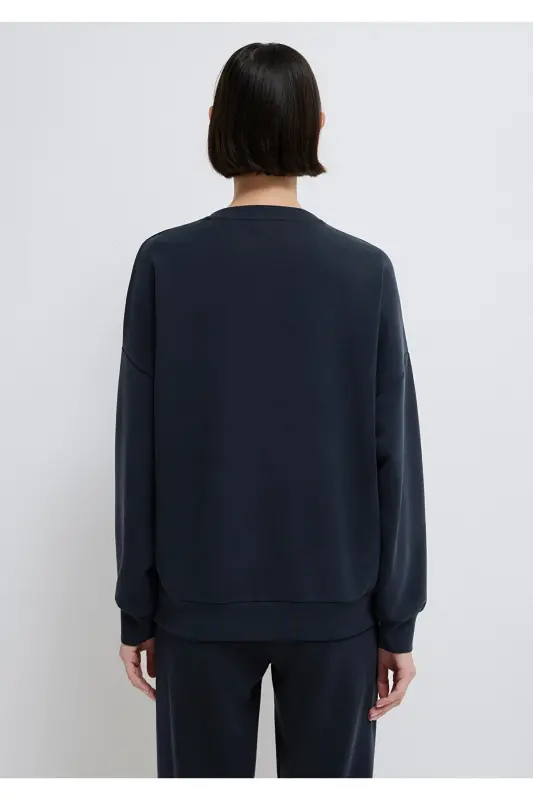 Свитшот из модала Lux Touch Tencel Tm черный 168837-900 - 6