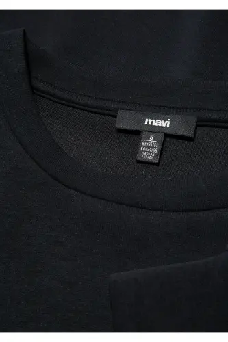 Свитшот из модала Lux Touch Tencel Tm черный 168837-900 - 8