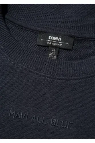 Свитшот из органического хлопка антрацитового цвета - 5