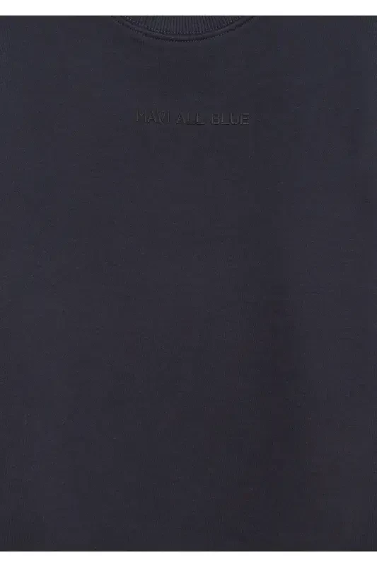 Свитшот из органического хлопка антрацитового цвета - 6