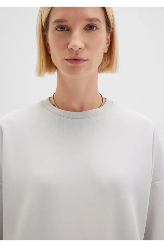 Свитшот Lux Touch Tencel Tm серый модал 168837-70074 - 6