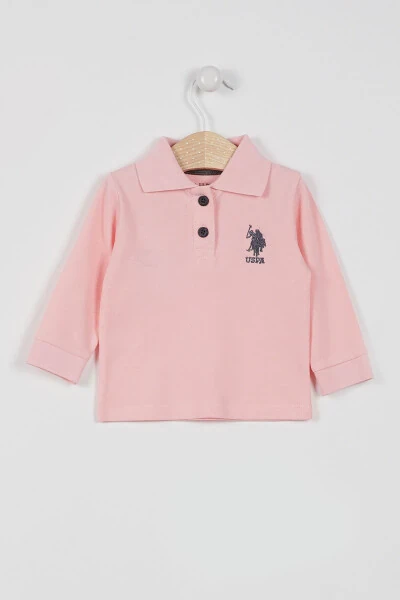 Свитшот с длинным рукавом для малышей U.S. Polo Assn Licensed Classic Salmon - U.S. POLO ASSN.