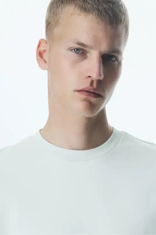 Свободная футболка - светло-зеленый - 5