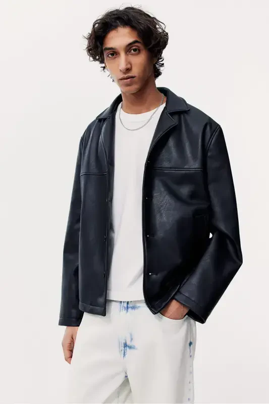 Свободные джинсы - Джинсово-синий - 4