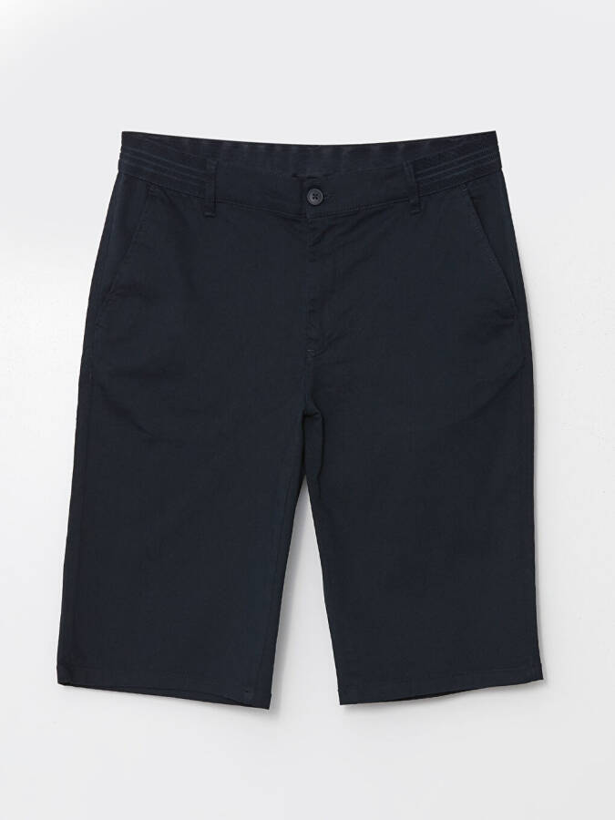 Свободные Мужские Шорты Бермуды - Темно-синий - 5