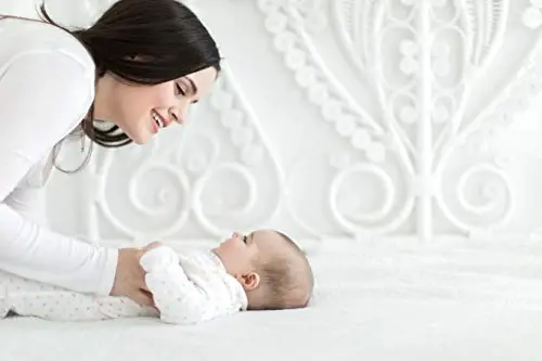 SwaddleDesigns Softest Cotton Baby Pajama Gown with Foldover Mitten Cuffs for Infant Boy and Girl, Newborn, 0-3 Months - 3