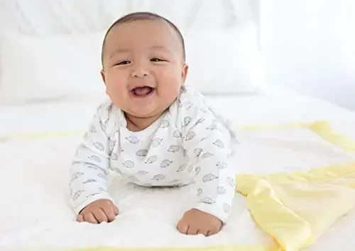 SwaddleDesigns Softest Cotton Baby Pajama Gown with Foldover Mitten Cuffs for Infant Boy and Girl, Newborn, 0-3 Months - 5