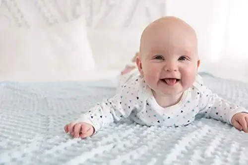 SwaddleDesigns Softest Cotton Baby Pajama Gown with Foldover Mitten Cuffs for Infant Boy and Girl, Newborn, 0-3 Months - 2