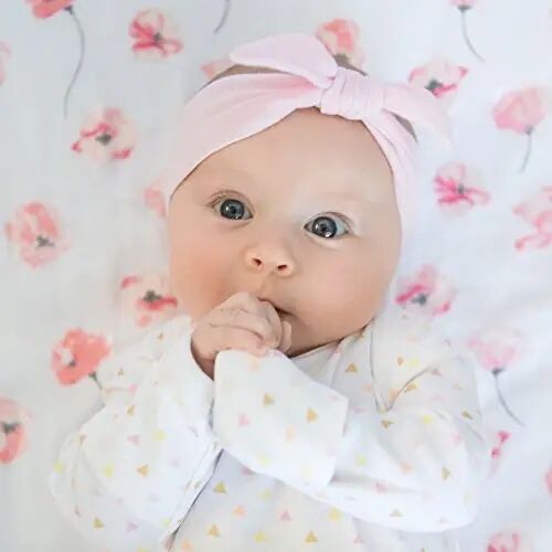 SwaddleDesigns Softest Cotton Baby Pajama Gown with Foldover Mitten Cuffs for Infant Boy and Girl, Newborn, 0-3 Months - 5