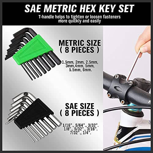 SWANLAKE 118PCS Magnetic Screwdrivers Set With Plastic Ranking,Tools For Men (118PCS) - 4