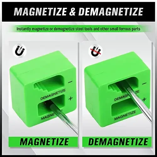 SWANLAKE 11PCS Screwdriver Set, Magnetic 5 Phillips and 5 Flat Head Tips for Fastening and Loosening Seized (11PCS) - 6